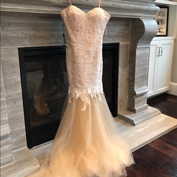 La Femme 18951 White Prom Dress Size 2 - Picture 5 of 7